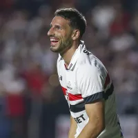\'Deja Vu\': Calleri marca de cabeça contra Flamengo e garante triunfo tricolor no MorumBIS