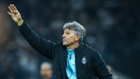 Renato na partida contra o Corinthians. Foto: Lucas Uebel/Grêmio FBPA