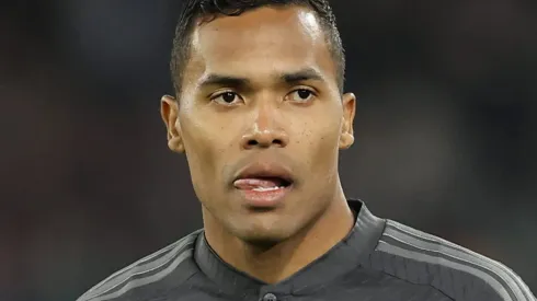 Alex Sandro durante partida entre Lazio e Juventus, no Olimpico Stadium, pelas semifinais da Copa da Itália, no dia 23/04/2024. Foto: Antonio Balasco/IMAGO