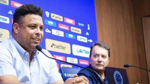 Ronaldo Fenômeno e Pedro Lourenço Cruzeiro. Foto: Gustavo Aleixo/Cruzeiro