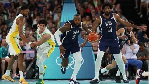 LeBron James e Joel Embiid foram dois destaques dos EUA contra o Brasil