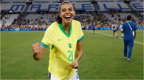 Foto: Rafael Ribeiro/CBF - Lauren comemora vitória do Brasil