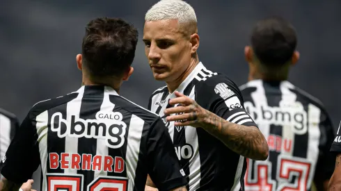 RECORD DATE NOT STATED 7th August 2024: Arena MRV, Belo Horizonte, Brazil: Brazilian Cup football, Atletico Mineiro versus CRB : Guilherme Arana of Atletico Mineiro celebrates scoring his goal PUBLICATIONxNOTxINxUK ActionPlus12678815 GledstonxTavares