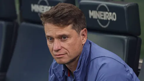 Seabra durante a peleja deste sábado (10). Foto: Gilson Lobo/AGIF