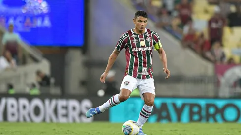 Thiago Silva jogador do Fluminense durante partida contra o Juventude no estadio Maracana pela Copa Do Brasil 2024