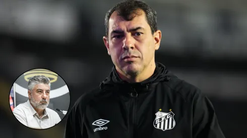 Fábio Carille durante a partida entre Santos e Chapecoense, na Vila Belmiro, pela Série B do Campeonato Brasileiro. Fotos: Reinaldo Campos/AGIF