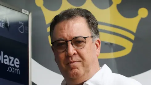 Marcelo Teixeira concedeu coletiva na Vila Belmiro nesta quarta-feira (14).