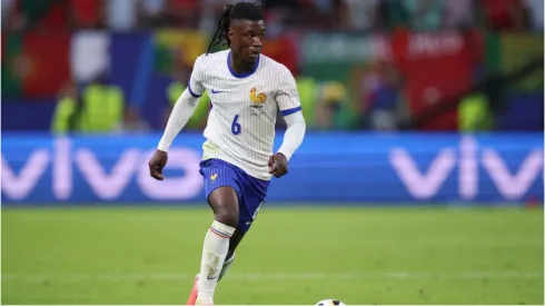 Foto: Alex Grimm/Getty Images – Camavinga em jogo da França.