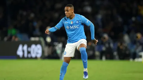 Natan jogando pela Napoli. Foto: Francesco Pecoraro/Getty Images