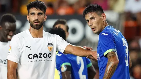 Angileri (à direita) está no radar do Flamengo e deve sair do Getafe