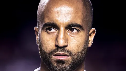 Lucas Moura sobre Nacional x São Paulo. Foto: Abner Dourado/AGIF
