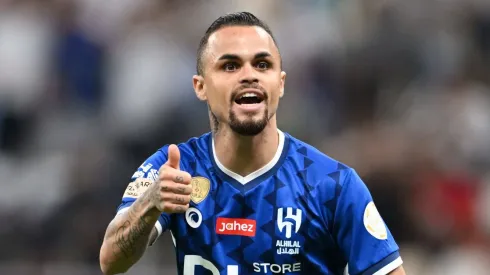 Lusail Super Cup – Al Hilal V Zamalek Michael Richard Delgado de Oliveira 96 of Al Hilal reacts during the Lusail Super Cup between Al Hilal and Zamalek at the Lusail Iconic Stadium in Lusail, Qatar on 9 September 2022. Lusail Qatar PUBLICATIONxNOTxINxFRA Copyright: xSimonxHolmesx originalFilename:holmes-notitle220909_npjjF.jpg
