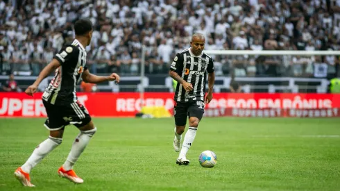Mariano jogador do Atletico-MG durante partida contra o Cuiaba no estadio Arena MRV pelo campeonato Brasileiro A 2024