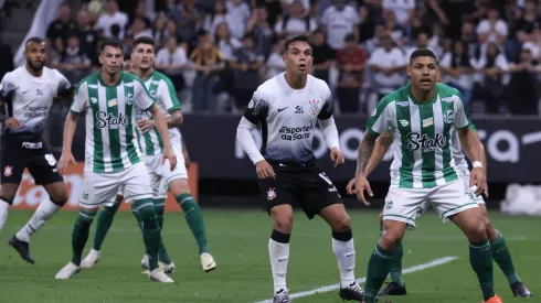 Giovane, jogador do Corinthians durante partida contra o Juventude no estadio Arena Corinthians pelo campeonato Brasileiro A 2024
