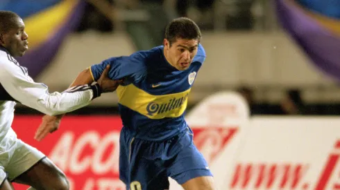 Cruzeiro x Boca Juniors: Riquelme poderia ter jogado na Raposa. Foto: Shaun Botterill /Allsport