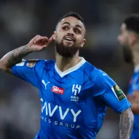 Michael, do Flamengo, teve bons números e sintonia com Jesus durante passagem pelo Al-Hilal