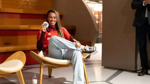 Atacante é o grande destaque do Inter Feminino. Divulgação/Luiza Diniz/SCI.
