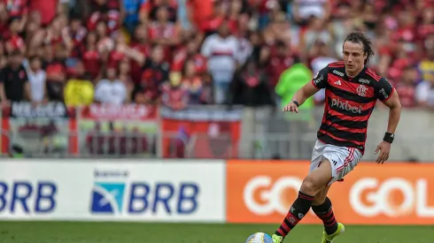David Luiz jogador do Flamengo durante partida no Maracanã pelo Brasileirão. Foto: Thiago Ribeiro/AGIF
