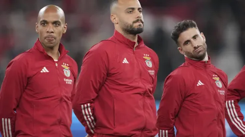 Estadio do Lisboa e Benfica LISBON, PORTUGAL - FEBRUARY 15: Arthur Cabral of Benfica during UEFA anthem before the UEFA Europa League 2023/24 round of 16 first leg match between SL Benfica and Toulouse FC at Estadio do Sport Lisboa e Benfica on February 15, 2024 in Lisbon, Portugal. Photo by Pedro Loureiro/SPP Sports Press Photo / SPP PUBLICATIONxNOTxINxBRAxMEX Copyright: xSportsxPressxPhotox/xSPPx spp-en-SpPrPh-RC4_PED_Benfica_Toulouse_15Feb2023_LB-00257