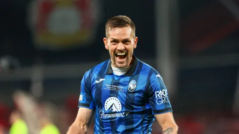 Rafael Tolói em campo durante a final da última Liga Europa. Foto: Yannis Halas/Getty Images