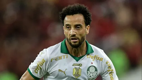 RJ - RIO DE JANEIRO - 31/07/2024 - BRASILEIRO A 2024, FLAMENGO X PALMEIRAS - Felipe Anderson jogador do Palmeiras durante partida contra o Flamengo no estadio Maracana pelo campeonato Brasileiro A 2024. Foto: Thiago Ribeiro/AGIF