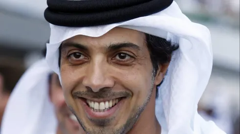 Corinthians pode negociar com Mansour bin Zayed al-Nahyan.<br />
28 03 2015 Dubai UAE United Arab Emirates Portrait of Mansoor am Zayed Al Nahyan MEYDAN Racecourse Al Nahyan Portrait Portrait Portrait jpg