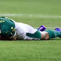 Marcos Rocha tenta consolar, mas drama de Flaco López no Palmeiras repercute após queda na Libertadores