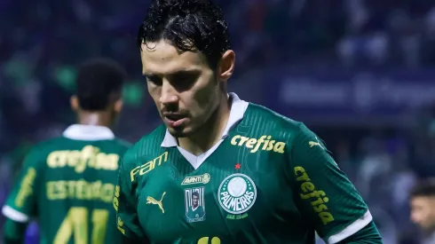 Raphael Veiga durante partida entre Palmeiras e Corinthians, no Allianz Parque, pelo Campeonato Brasileiro, no dia 01/07/2024. Foto: Yuri Murakami
