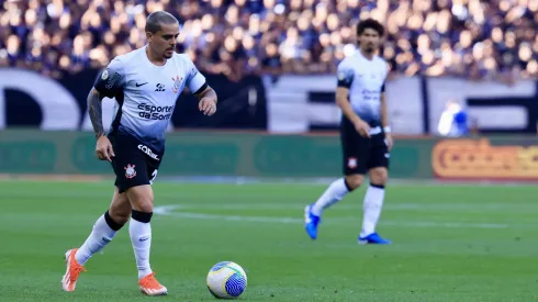 Fagner, jogador do Corinthians durante partida contra o Juventude no estadio Arena Corinthians pelo campeonato Brasileiro A 2024