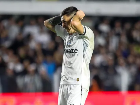 Escobar é expulso na segunda etapa e Santos não sai do empate