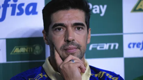 Abel Ferreira durante partida entre Palmeiras e Novorizontino, no Allianz Parque, pelo Campeonato Paulista, no dia 28/03/2024.