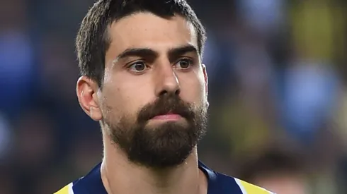Luan Peres durante partida entre Fenerbahçe e Sivasspror, noUlker Sukru Saracoglu Stadium, pela semifinal da Copa da Turquia, no dia 24/05/2023.