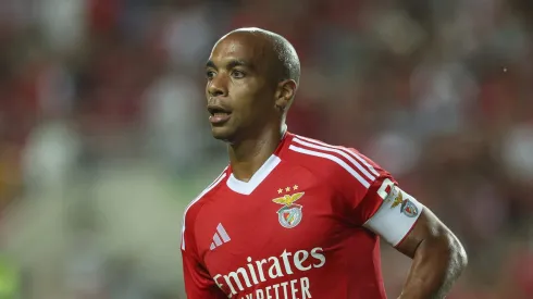 João Mário atuando na pré-temporada do Benfica. Foto: Carlos Rodrigues/Getty Images