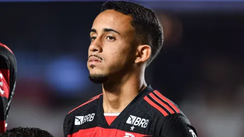 Matheus Gonçalves durante partida entre São Paulo e Flamengo, no Morumbis, pelo Campeonato Brasileiro, no dia 03/08/2024. Foto: Roberto Casimiro
