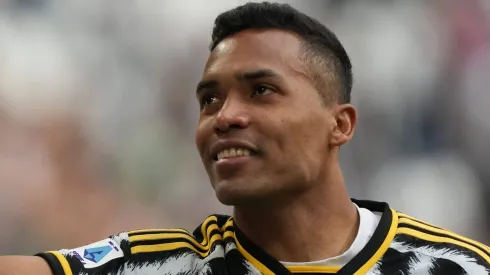Alex Sandro durante partida entre Juventus e Monza, no Allianz Stadium, no dia 25/05/2024.