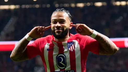 Memphis Depay, atacante holandês – Foto: Angel Martinez/Getty Images