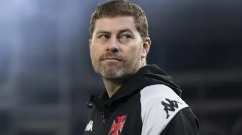 Rafael Paiva durante partida entre Vasco e Fluminense, no Estádio Nílton Santos, pelo Campeonato Brasileiro, no dia 10/08/2024.