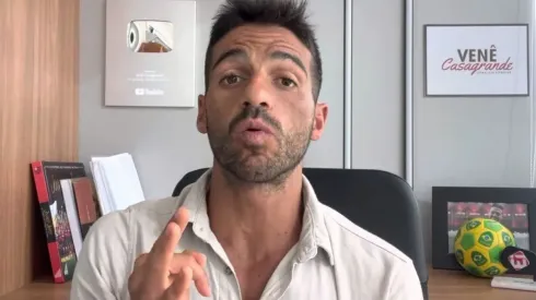 Venê Casagrande confirma contratação
- Foto: Reprodução YouTube - Canal Venê Casagrande