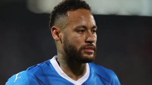 Neymar durante partida entre Nassaji Mazandaran e Al-Hilal, no Azadi Stadium, pela AFC Champions League, no dia 03/10/2023.