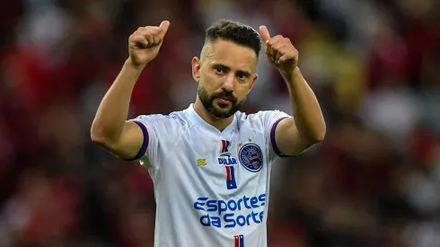 Everton Ribeiro jogador do Bahia durante partida contra o Flamengo no estadio Maracana pelo campeonato Brasileiro A 2024.