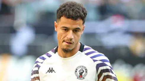 Philippe Coutinho jogador do Vasco durante aquecimento antes da partida contra o Atletico-MG no estadio Arena MRV pelo campeonato Brasileiro A 2024.