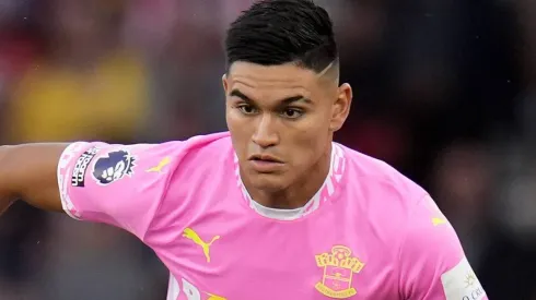 Carlos Alcaraz durante partida entre Southampton e Lazio, em amistoso, no St. Mary's Stadium, no dia 07/08/2024. Foto: Andrew Matthews
