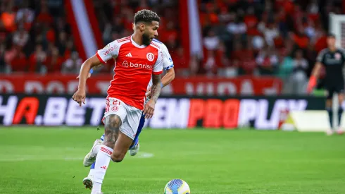 Wesley, jogador do Internacional durante partida contra o Cruzeiro no estadio Beira-Rio pelo campeonato Brasileiro A 2024