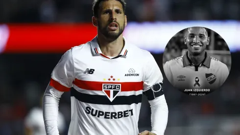 Liderados por Calleri, jogadores do São Paulo vão ao enterro de Juan Izquierdo – Foto: AGIF