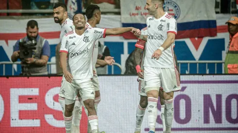 Jogador uruguaio estava bastante abalado. Jhony Pinho/AGIF.