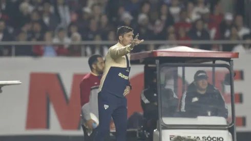 Cuberas não mexeu até os 90'. Crédito: Paulo Pinto / São Paulo FC