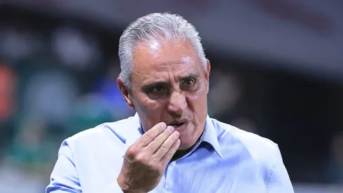 Tite durante partida do Fla.