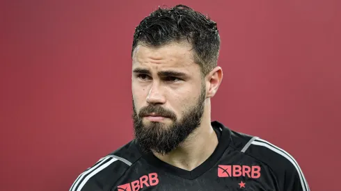 Matheus Cunha em ação pelo Mais Querido. Foto: Thiago Ribeiro/AGIF