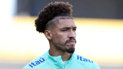 Adryelson. Treino Seleção Brasileira em Montevideo, Uruguai.<br />
Eliminatórias 2026.<br />
Foto: Vitor Silva/CBF