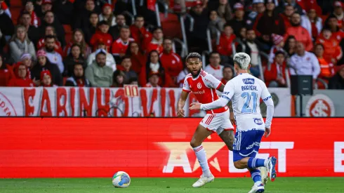 Wesley jogador do Internacional durante partida contra o Cruzeiro no estadio Beira-Rio pelo campeonato Brasileiro A 2024.